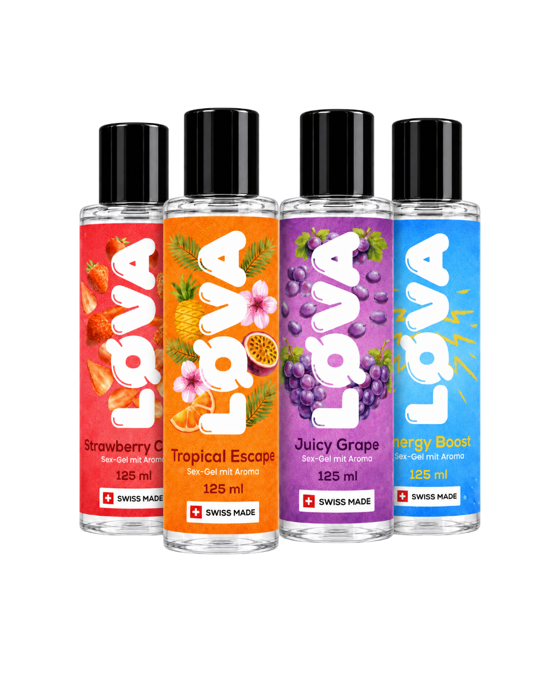 LØVA Sex-Gel - Starterset 4x - 125ml