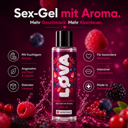 LØVA Sex-Gel Sweet Grenadine - 125ml