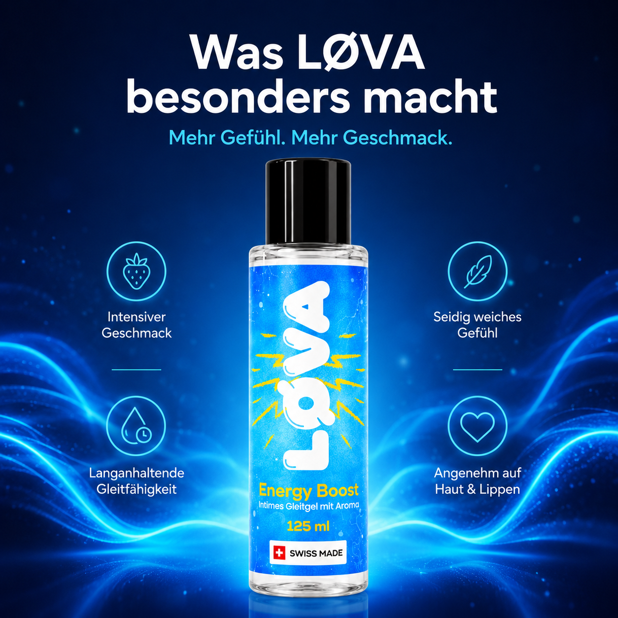 LØVA Gleitgel Energy Boost - 125ml