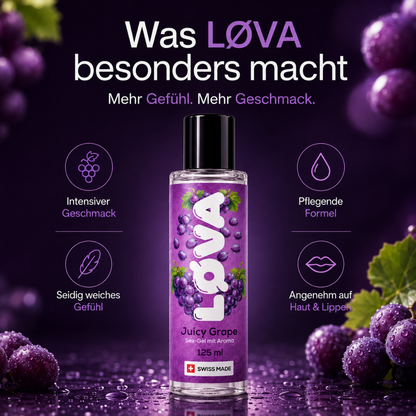 LØVA Sex-Gel Juicy Grape - 125ml