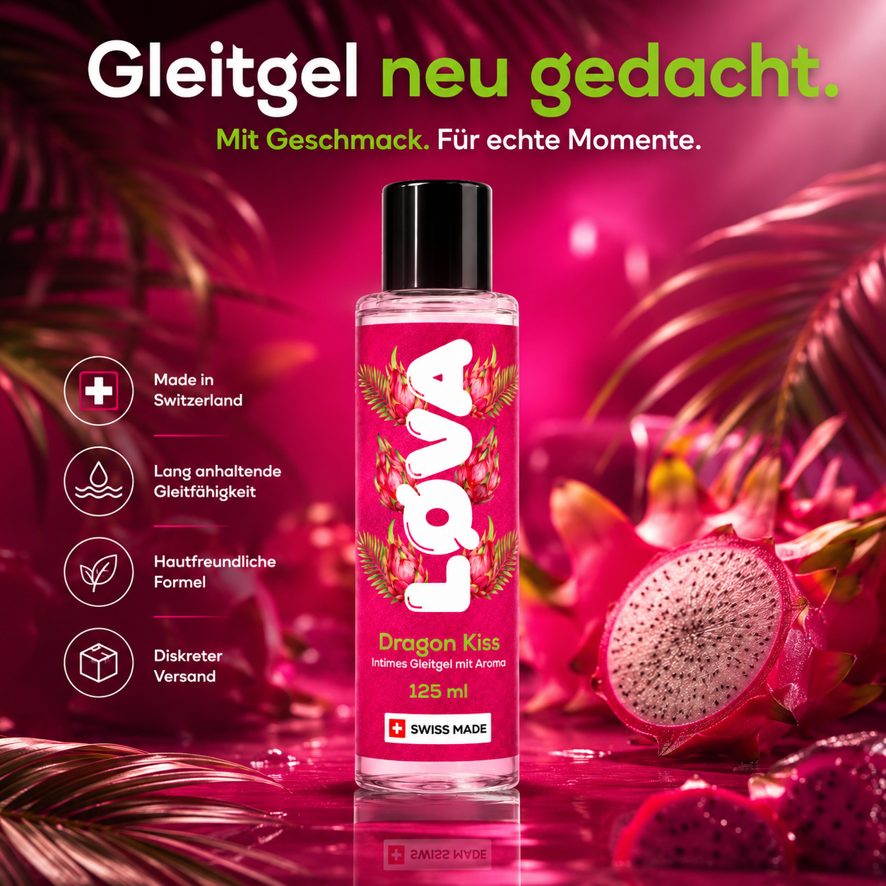 LØVA Gleitgel Dragon Kiss -125ml