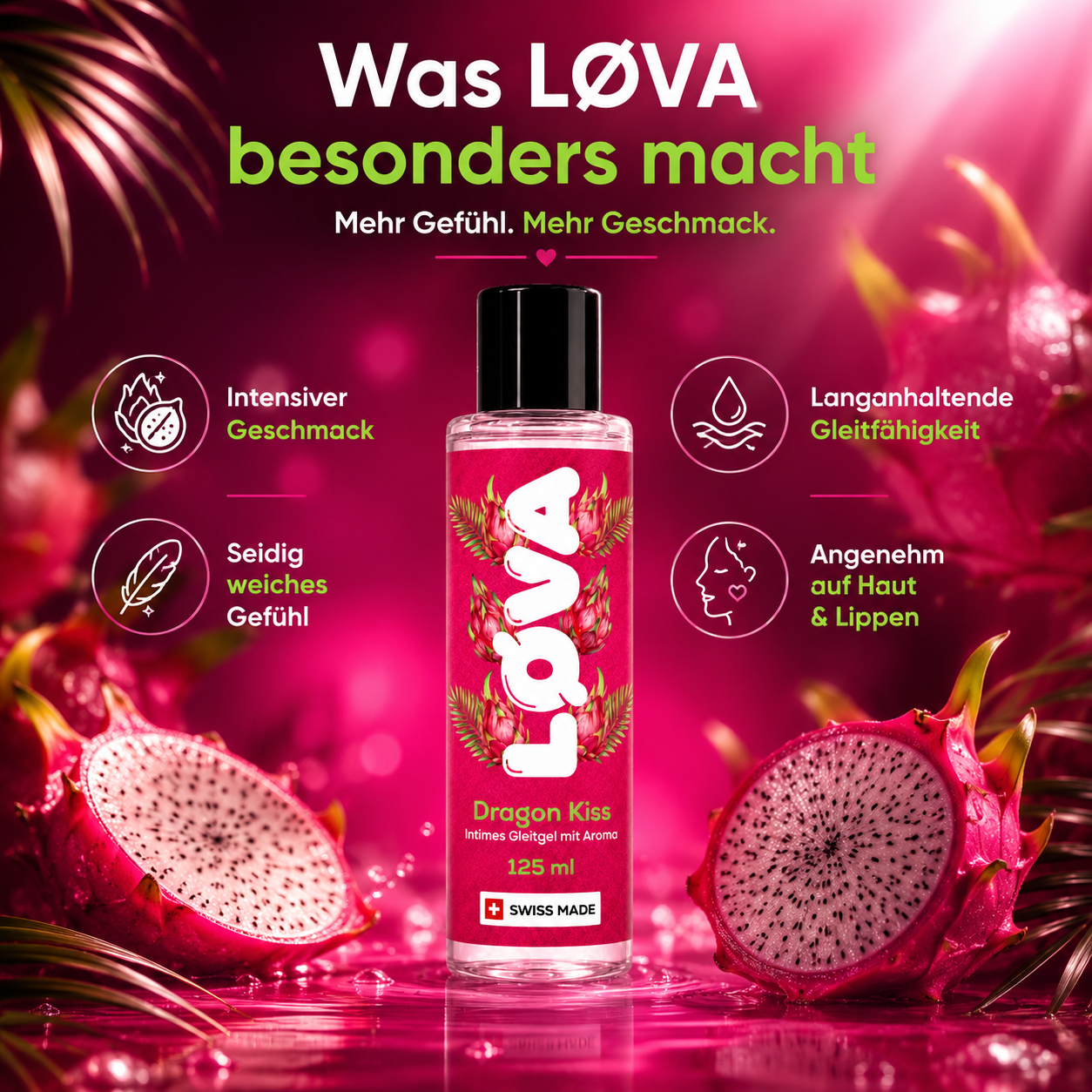 LØVA Gleitgel Dragon Kiss -125ml