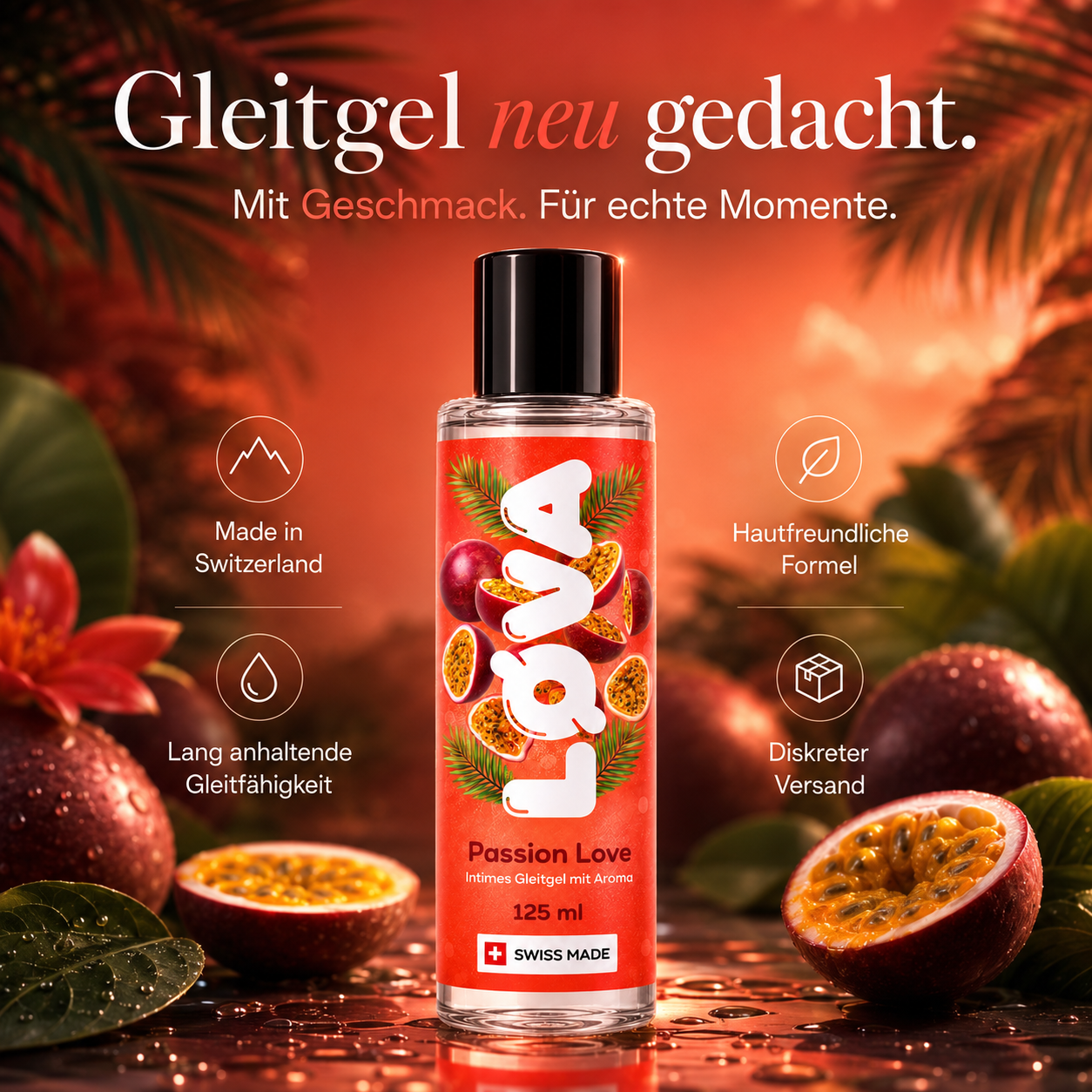 LØVA Gleitgel Passion Love -125ml