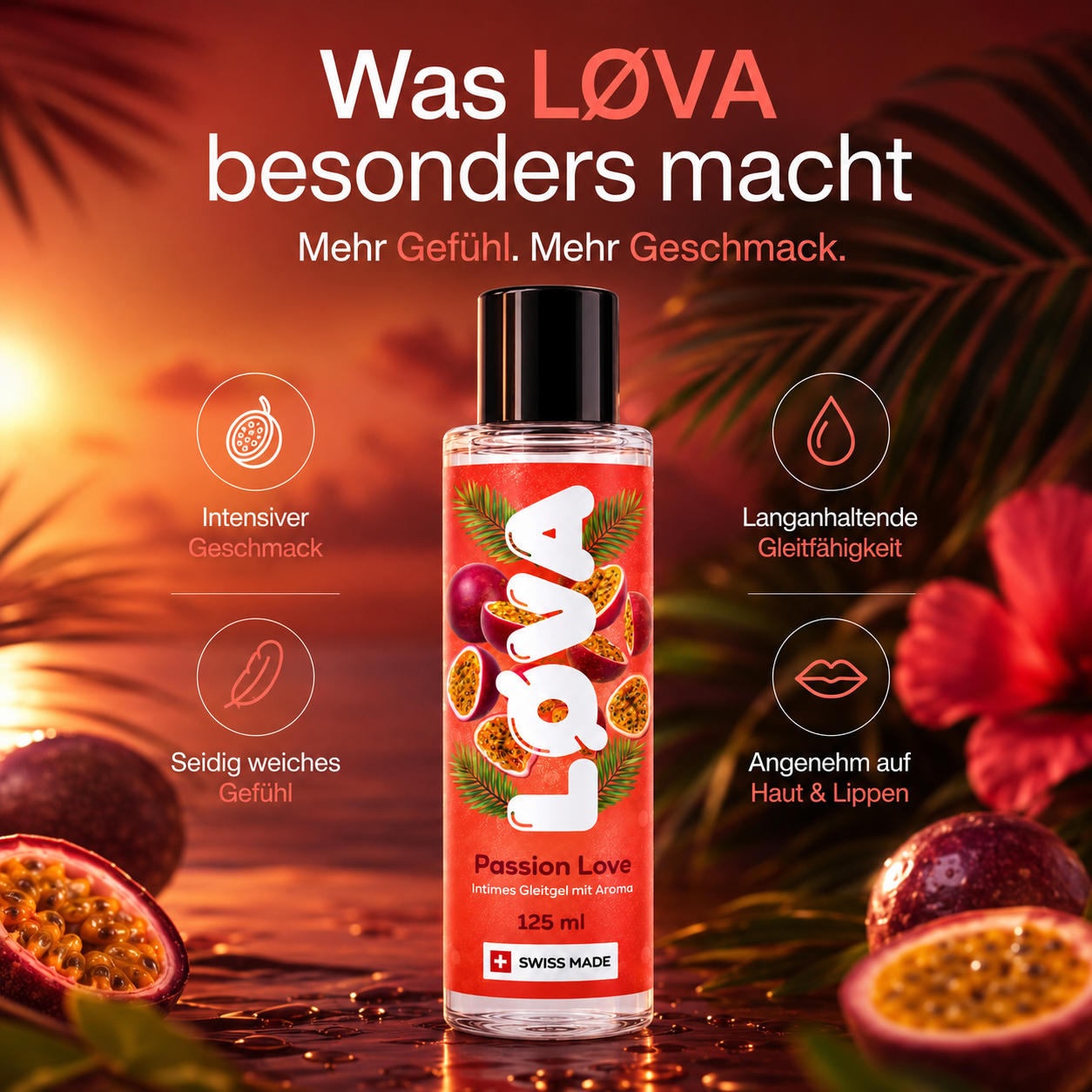 LØVA Gleitgel Passion Love -125ml