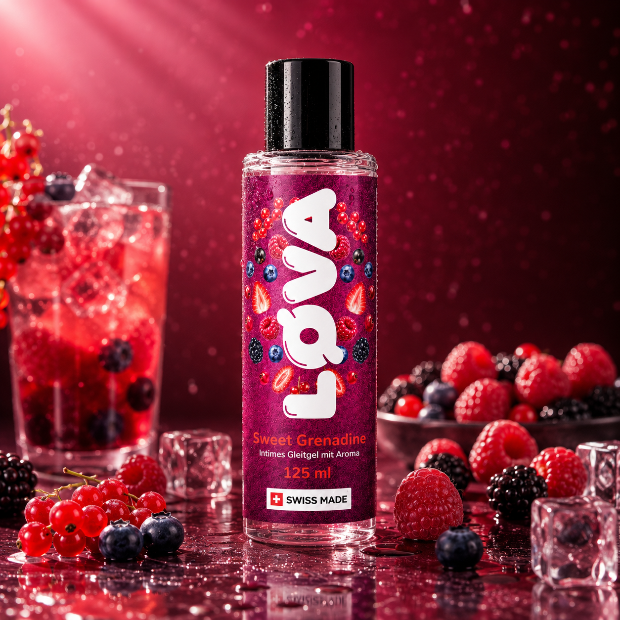 LØVA Gleitgel Sweet Grenadine -125ml