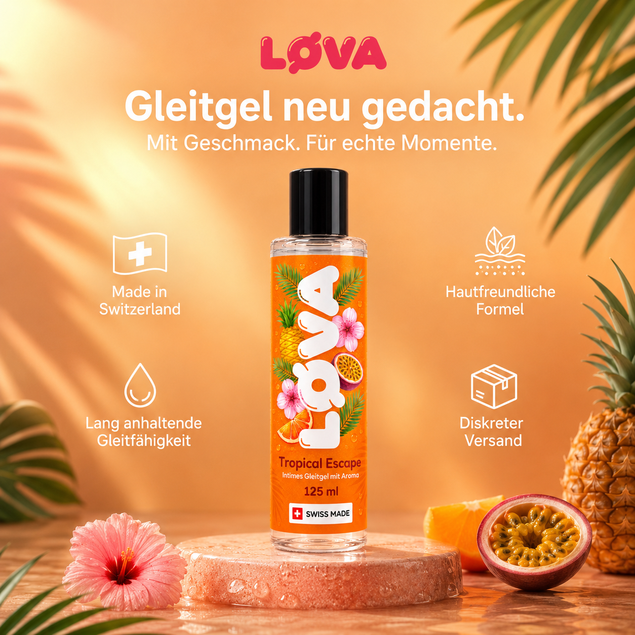 LØVA Gleitgel Tropical Escape - 125ml