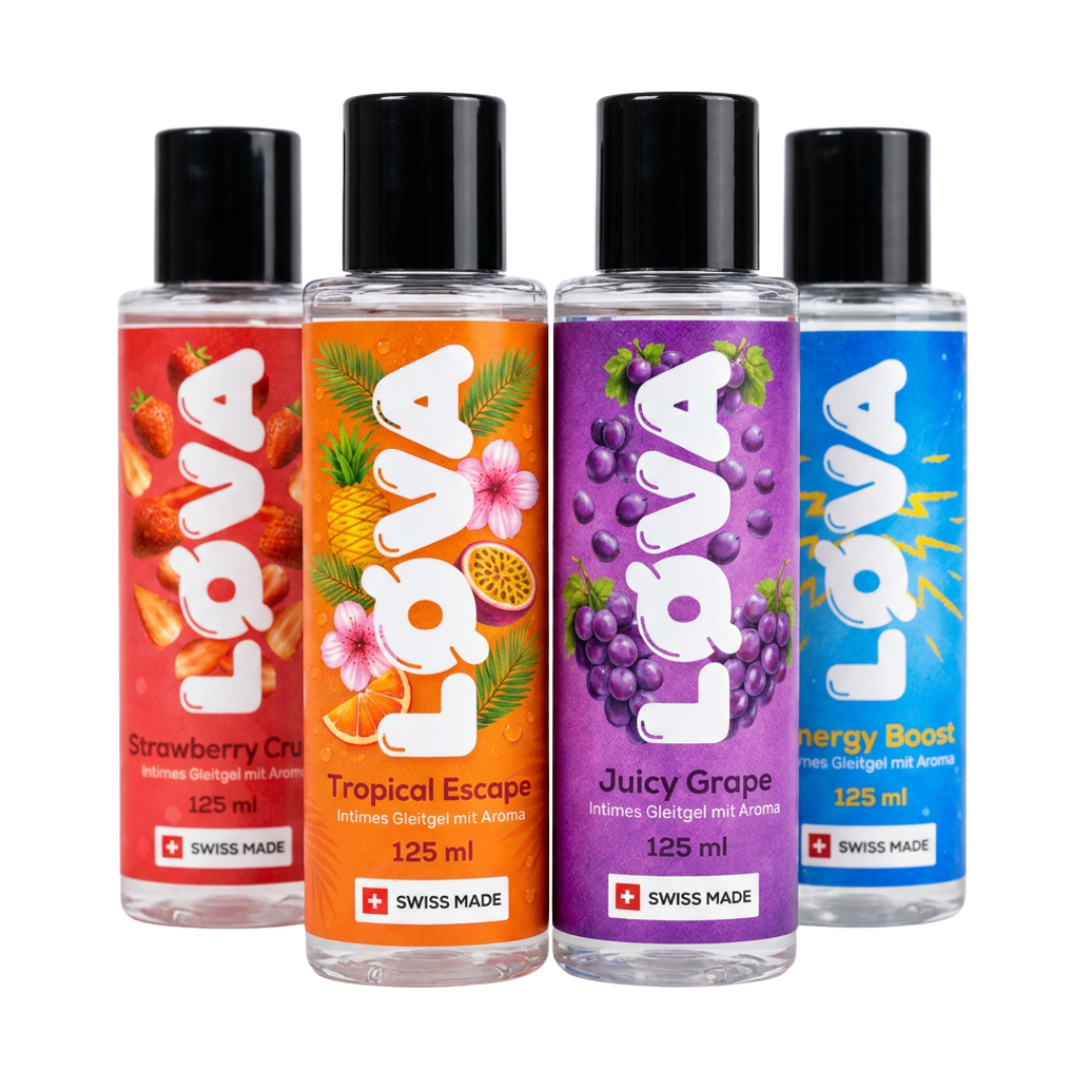 LØVA Intimes Gleitgel - Starterset 4x - 125ml
